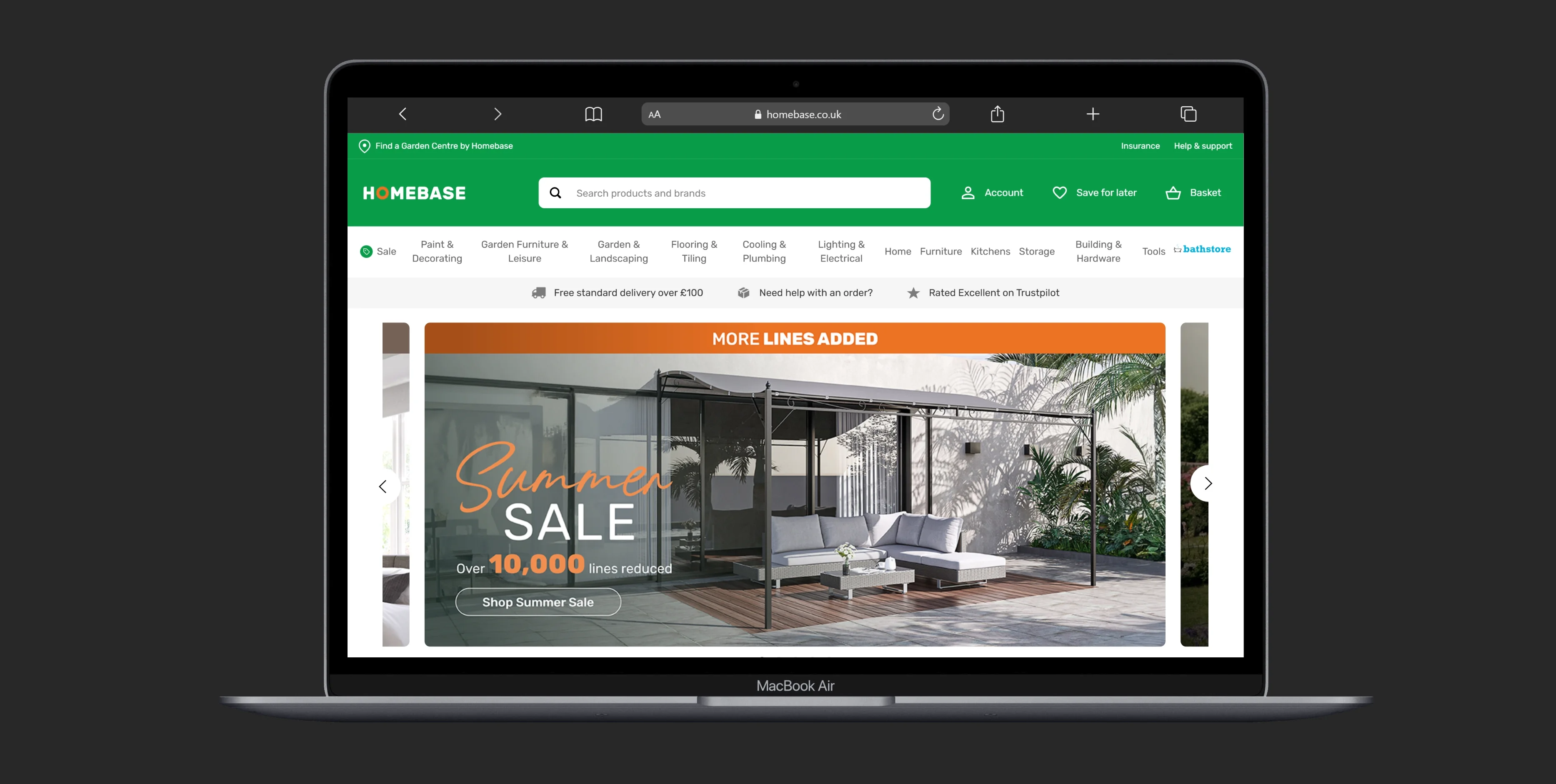 Homebase website screenshot